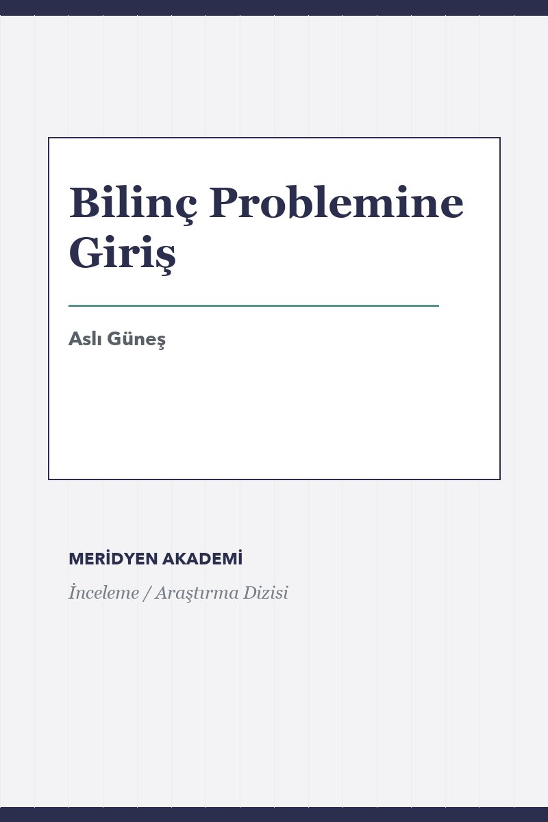 Bilinç Problemine Giriş