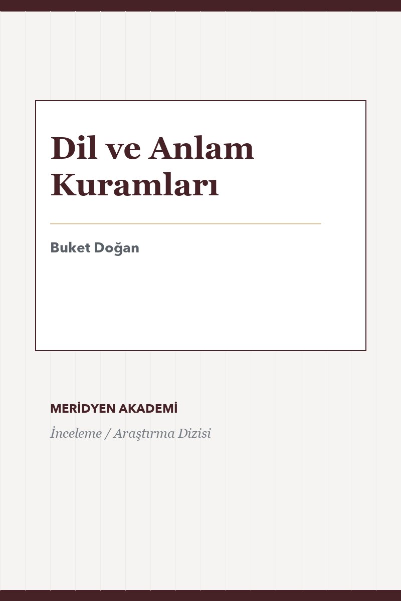 Dil ve Anlam Kuramları