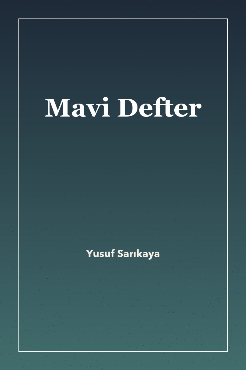 Mavi Defter