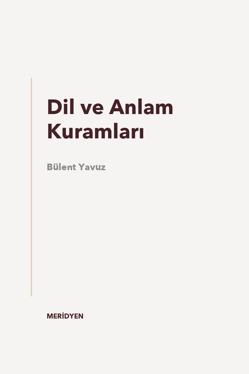 Dil ve Anlam Kuramları