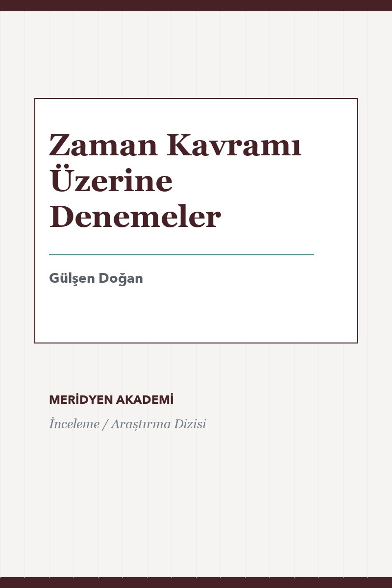 Zaman Kavramı Üzerine Denemeler