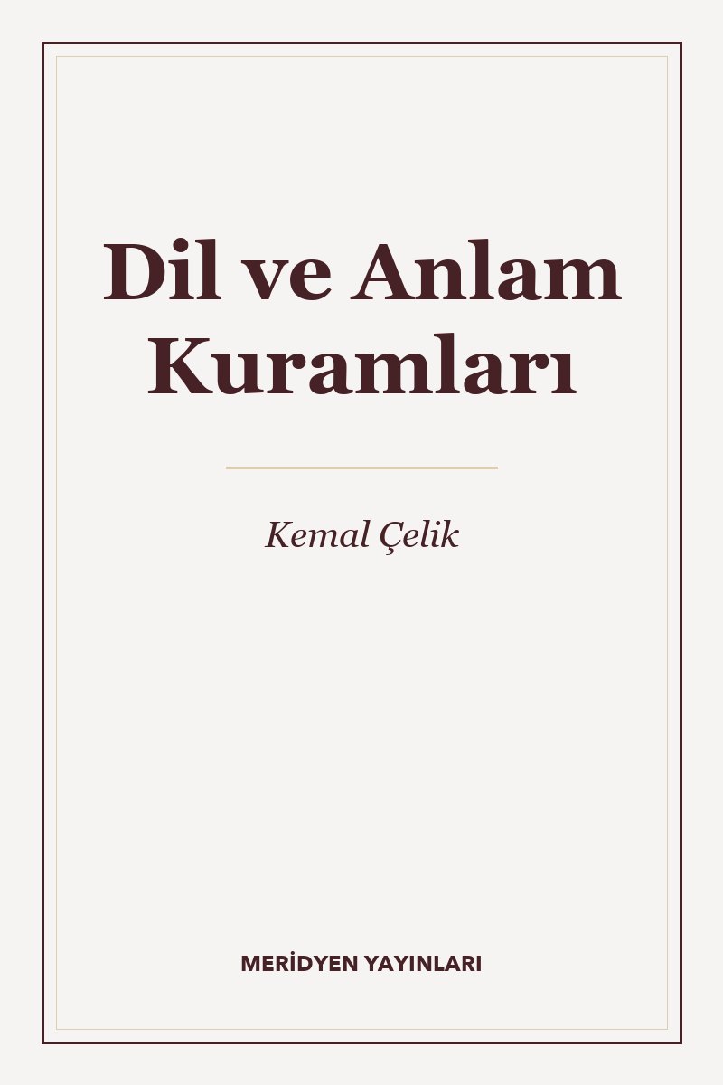 Dil ve Anlam Kuramları