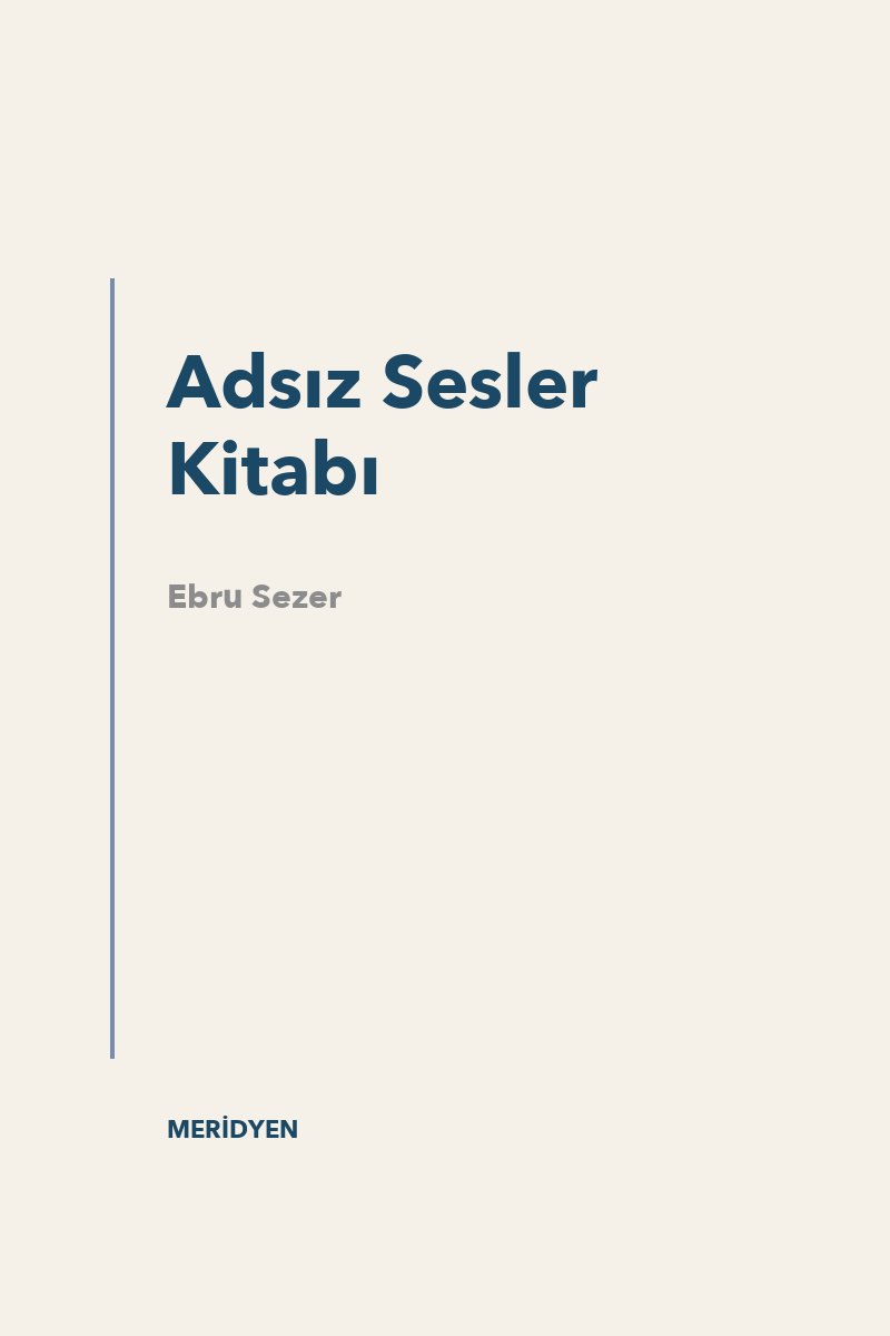 Adsız Sesler Kitabı