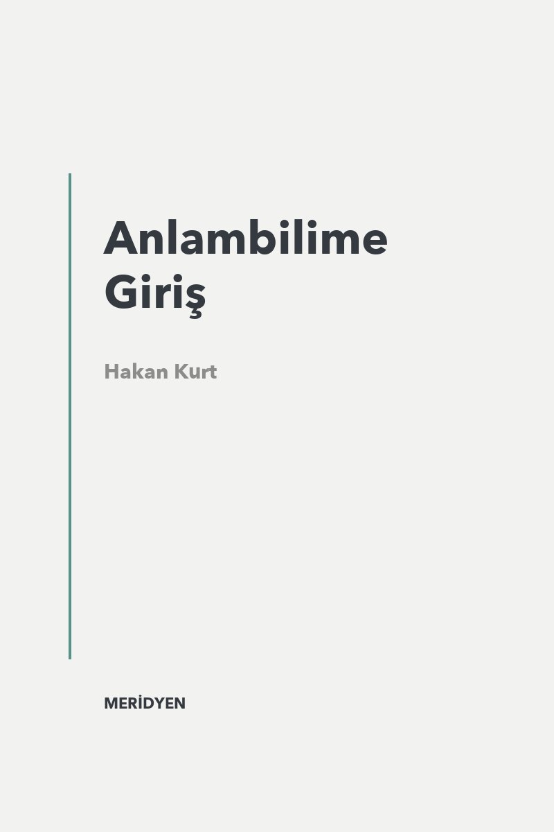 Anlambilime Giriş