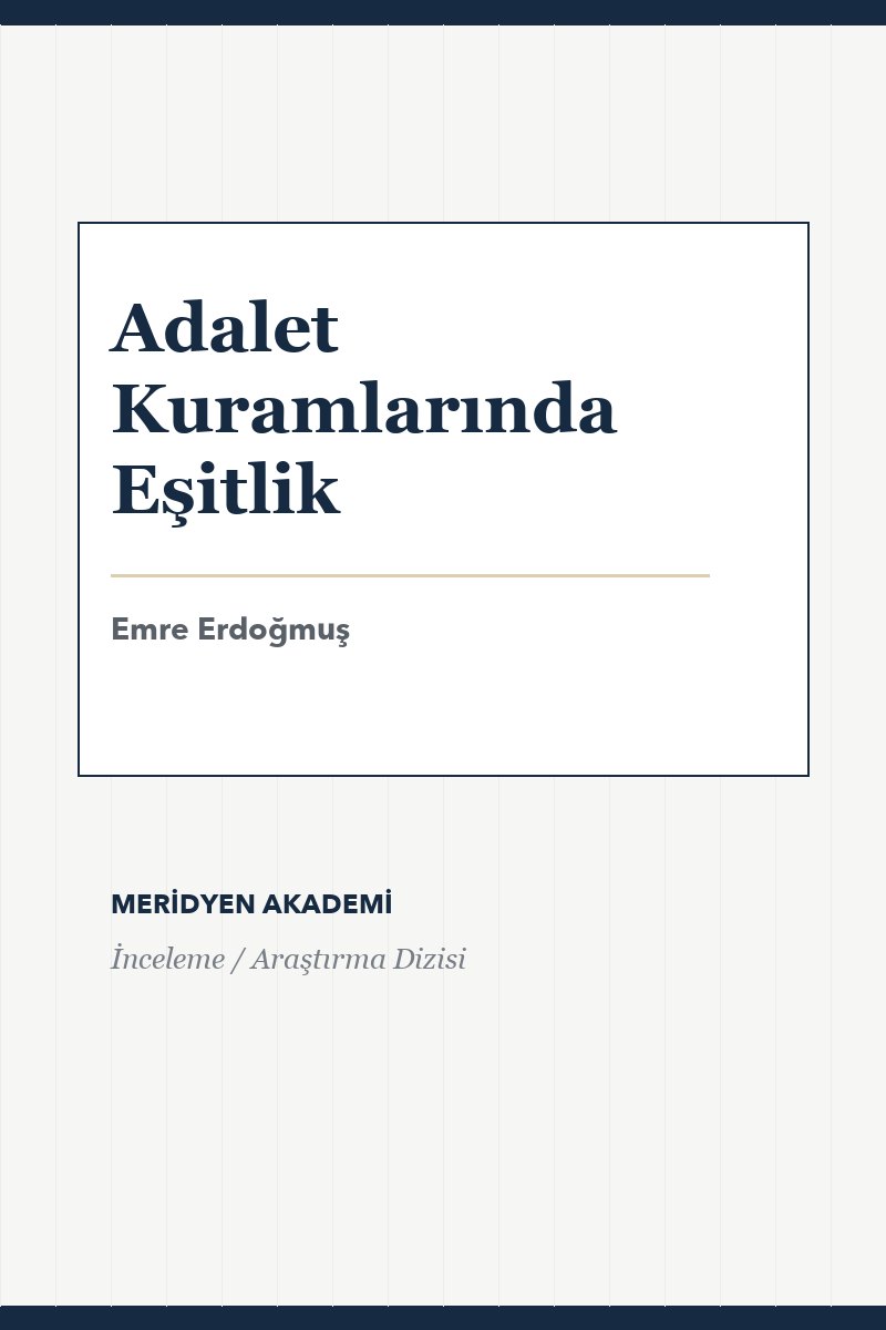 Adalet Kuramlarında Eşitlik