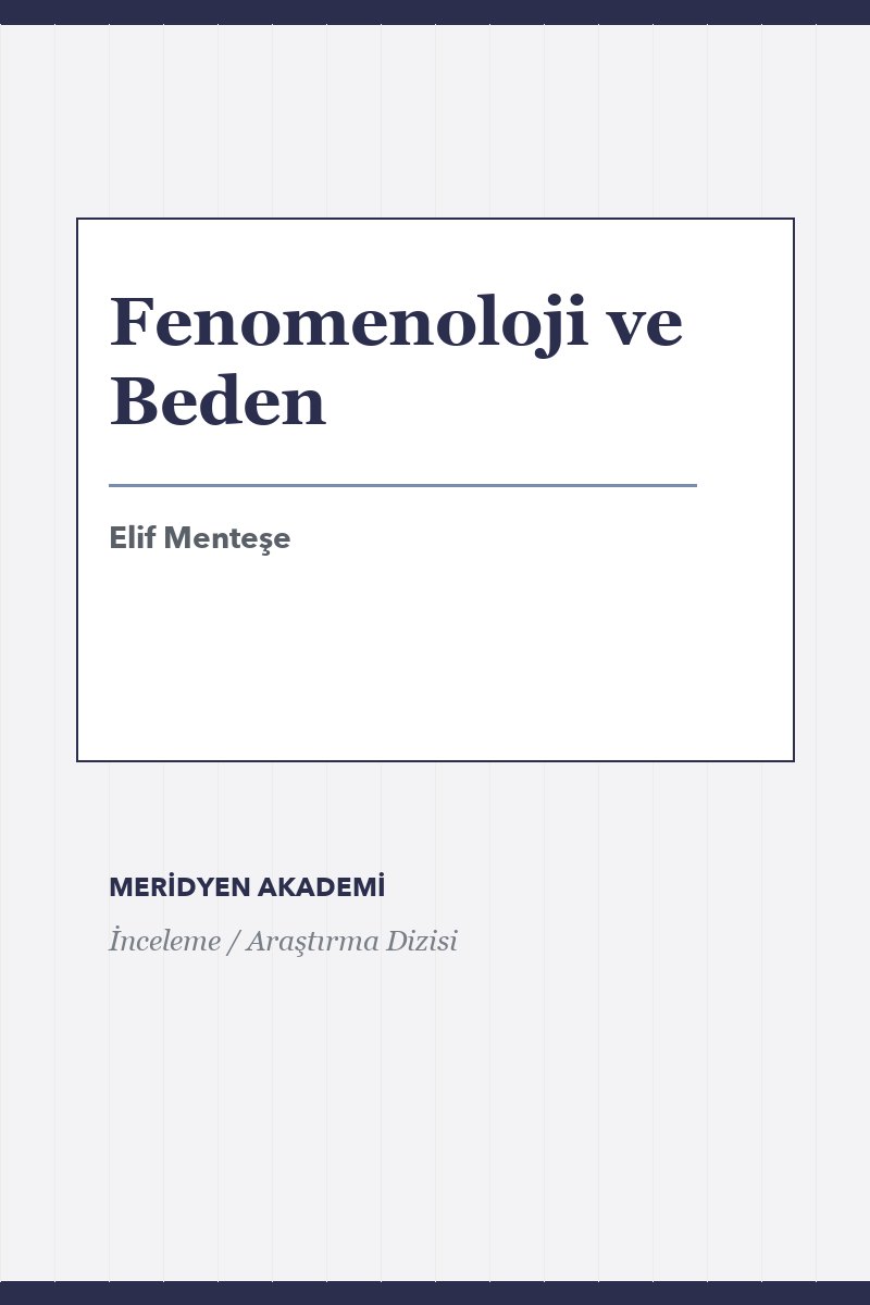 Fenomenoloji ve Beden