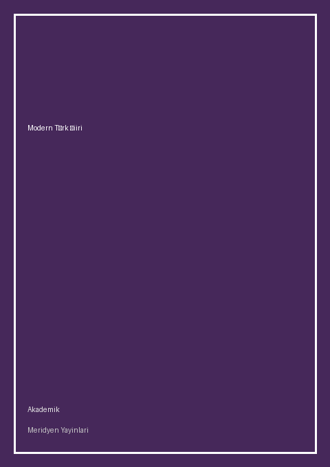 Modern Türk Şiiri