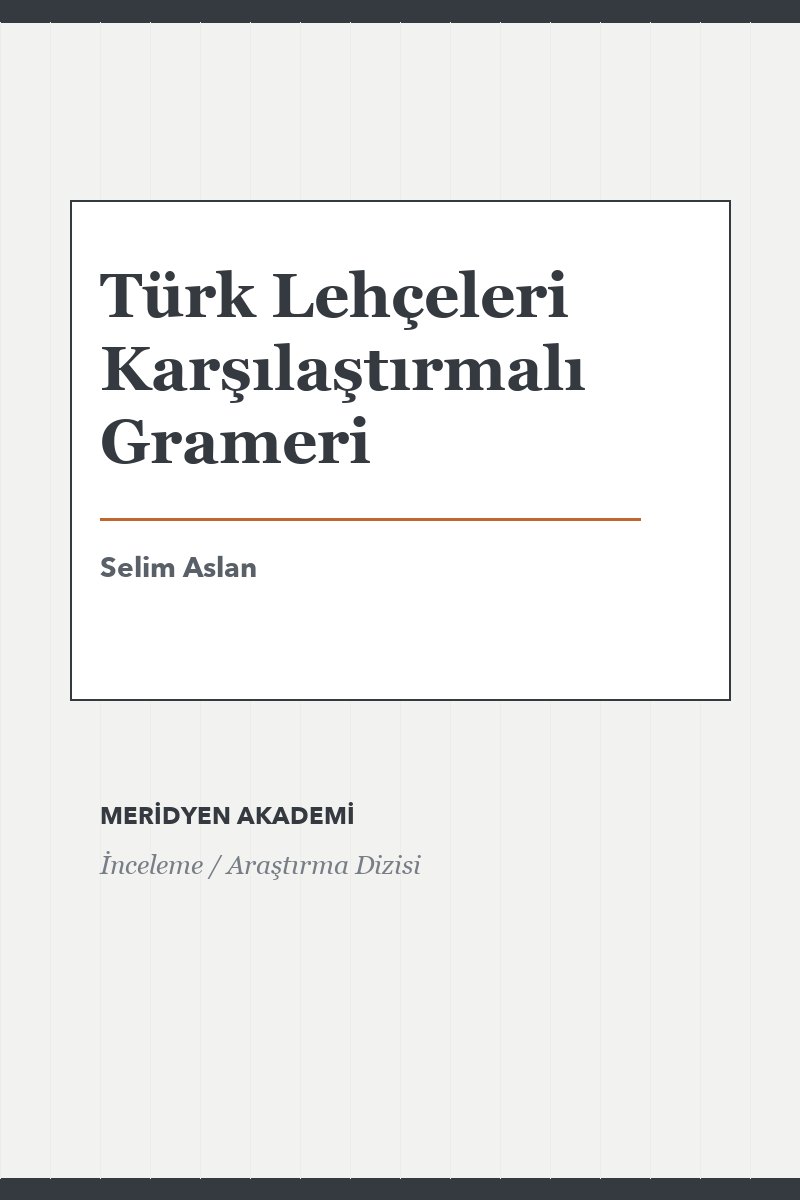 Türk Lehçeleri Karşılaştırmalı Grameri