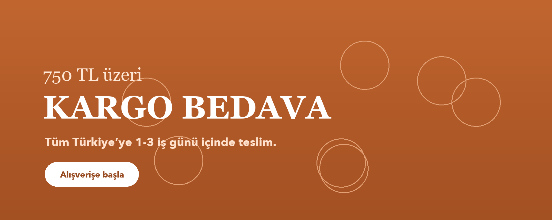 750 TL Üzeri Kargo Bedava
