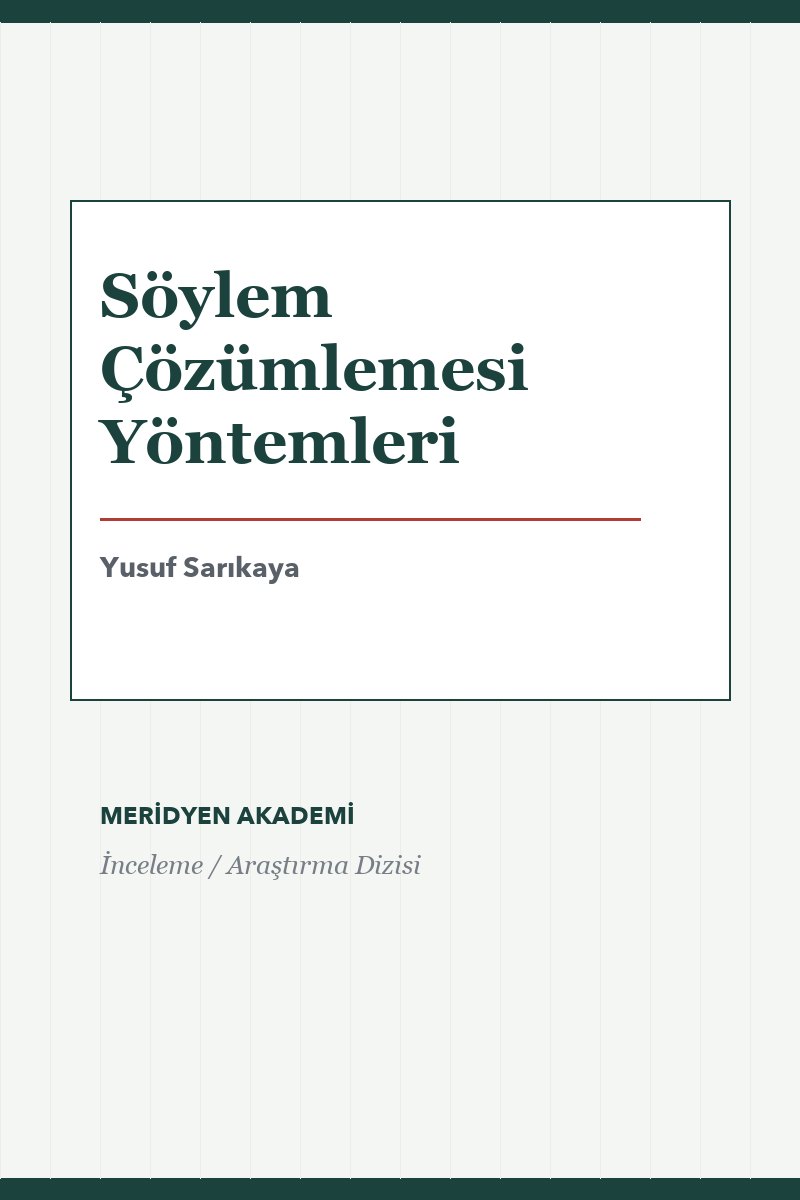 Söylem Çözümlemesi Yöntemleri