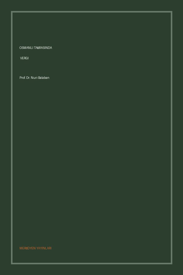 Taxation in the Ottoman Provinces